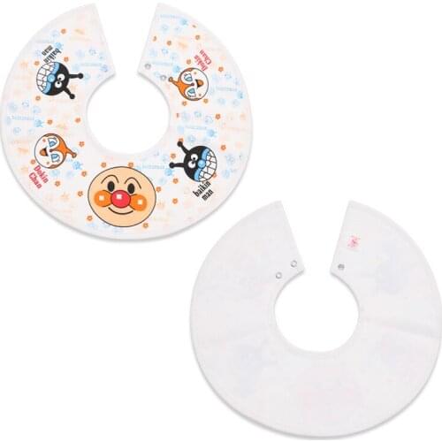 No Fluorescence Baby round 360-Degree Bib Cotton Waterproof Childrens Bib Baby Bib