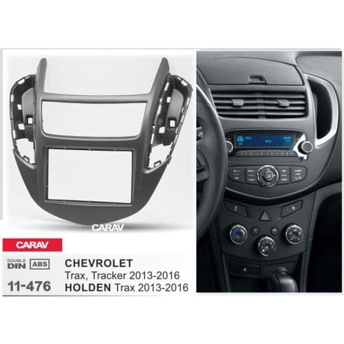 CARAV 11-476 car 2DIN fascia facia panel plate frame for CHEVROLET Trax / HOLDEN Trax Stereo Fascia DashCD Trim Installation Kit