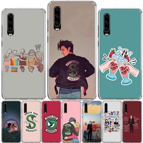 Riverdale TV South Side Serpents Phone Case For Huawei P40 P30 P20 P10 Mate 10 20 30 Lite Pro P Smart Z Plus 2019 Cover Shell C