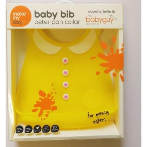 Make my day Cartoon Waterproof Baby Silicone Bibs Burp Cloths Toddler Kids Adjustable Feeding Apron Saliva Boy Girl Bibs