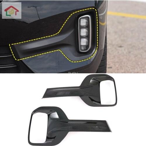 For Kia Seltos/KX3 2019 2020 2PCS ABS Chrome Car Front & Rear Tail Light Fog Light Decoration Cover Trim Car Styling Accessories