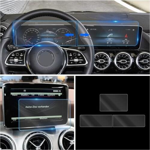 For Mercedes Benz GLA Class GLA200 GLA220 GLA250 X156 H247 GPS Navigation LCD Screen Tempered Glass Protective Film Anti Scratch
