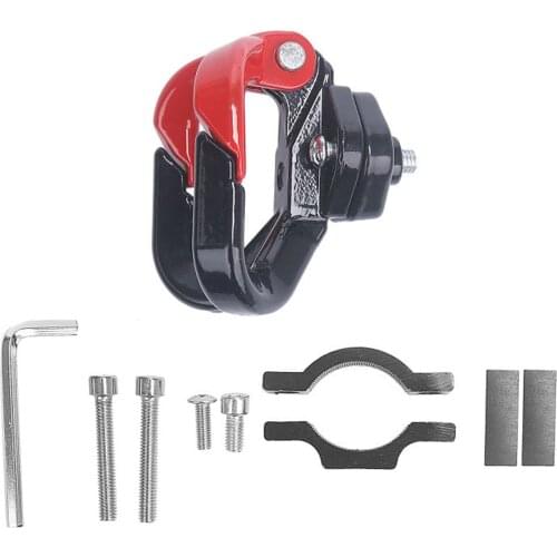 Double Mental Hook with Fixed Ring for M365 Scooters Hook Luggage Bag Hanger Helmet Double Claw Bottle Carry Holders Accessories