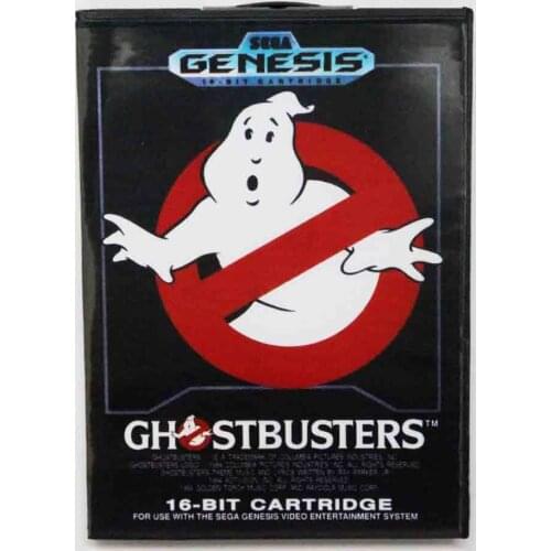 Ghostbusters Game Cartridge 16 bit MD Game Card With Retail Box For Sega Mega Drive For Genesis