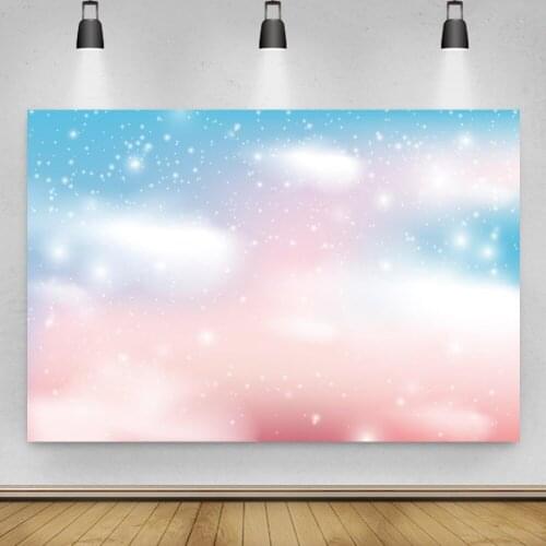 Beautiful Dreamy Clouds Background for Portrait Photography Girls Friend Party Photozone Decors Backdrops Photocall Studio