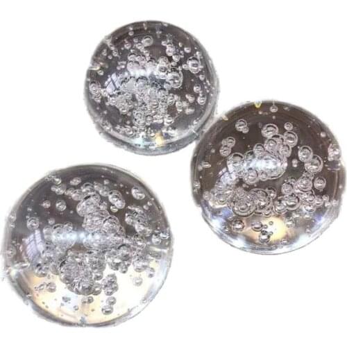 Crystals Spheres Healing Stones White Bubble Crystal Ball For Home Decoration