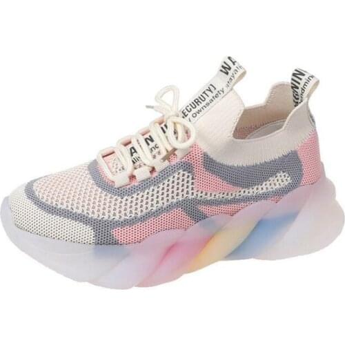 Women Casual Shoes Fashion Breathable Walking Mesh Flat Shoes Woman White Sneakers Women 2021 Tenis Feminino Female Shoes