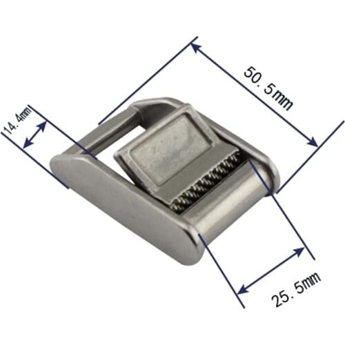 MagiDeal 25mm 316 Stainless Steel Cam Buckle for Tie-Down Straps