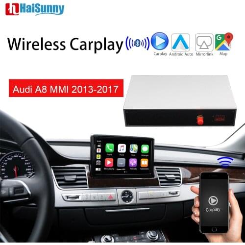 Multimedia Interface Navigation Carplay Support Android Auto ISO 13 Mirror Link For Audi A8 2013-2015-2017 D2 D3 D4 4e MMI 3G