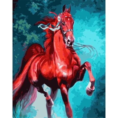 Luck Painting By Numbers For Adults Heart Balloon Landscape Diy Oil Paints Handpainted Home Decoration Wall Artcraft Gift