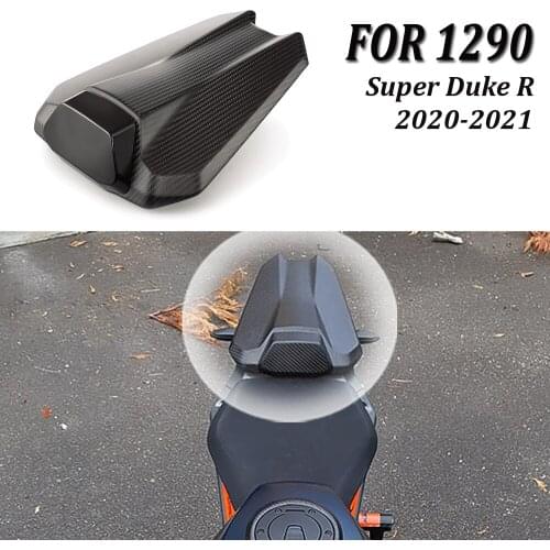 For 1290 Super Duke R 2020 2021 Motorcycle Rear Passenger Pillion Fairing Cowl Carbon Seat Cover