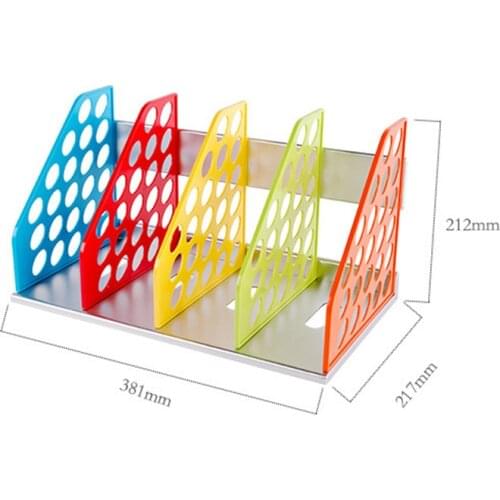 Office Supplies Childrens simple bookcase bookshelf creative new products can be assembled book stand PS plastic book partition