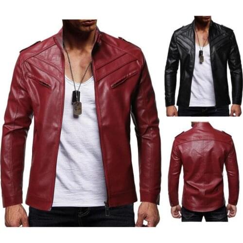 2020 Autumn Winter New European& American Fashion Hip-hop Locomotive Style Black Leather Slim Zipper Plus Size Top Free Shipping