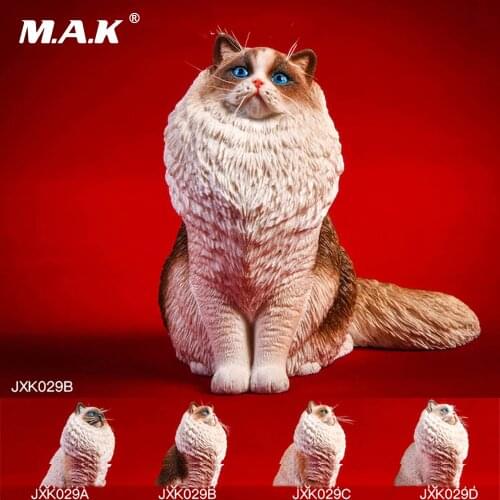 In Stock 1/6 Scale JXK029 1/6 puppet cat model figure 4 colors Available Animal Figure Scene Accessories for 12'' Action
