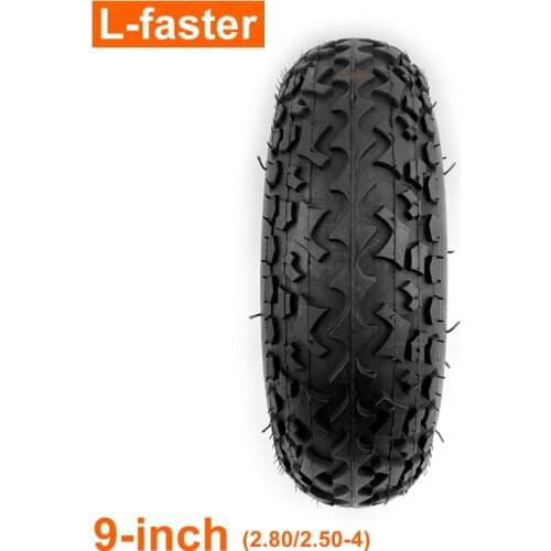 9 Inch Off-road Tire And Tube For Scooter Mountain Skateboard Inflation Wheel 2.80/2.50-4 AT Tyre With Inner Tube