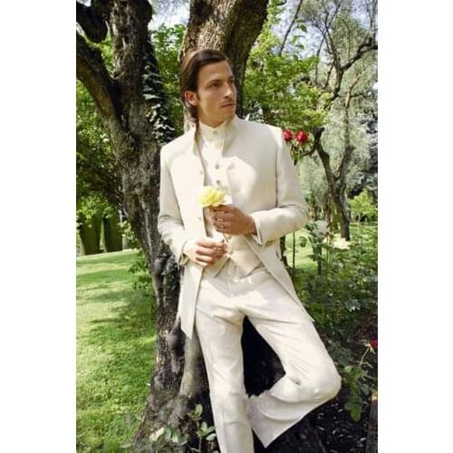 High Quality Mens Suits Groom Tuxedos Groomsmen Wedding Party Dinner Best Man Suits Blazer (Jacket+Pants+Vest+Tie) NO:994