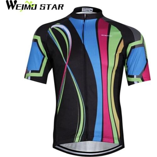 WEIMOSTAR Mens Cycling Jersey Summer Maillot Ciclismo Short Sleeve MTB Bike Cycling Clothing Ropa Ciclismo Bicycle Clothes