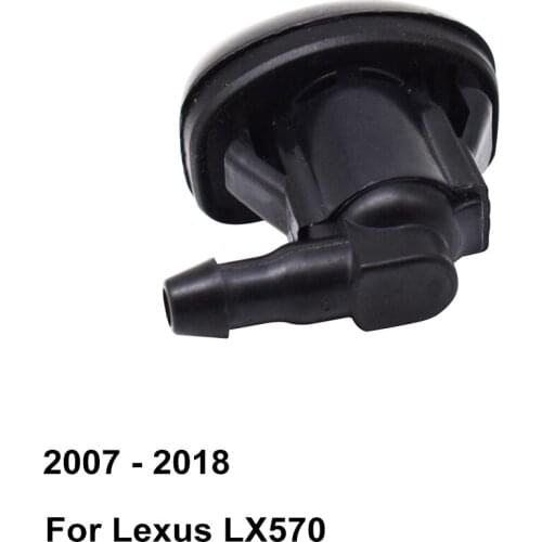 Rear Windshield Washer Nozzle 85391-60120 85391-60130 for Lexus LX570 ( 2007 - 2018 ) ( Pack of 2 )