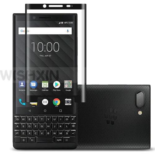 Tempered Glass For Blackberry Keytwo Full Cover 9H Protective film Explosion-proof Screen Protector For Blackberry key2 BBF100