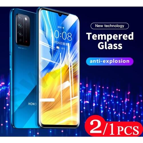 2/1Pcs Tempered glass for Honor Play 5 5T Youth 4 4T pro 3 3E 9X lite 9C 9N 9i 9A X10 Max phone screen protector protective film