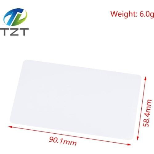 10pcs/Lot RFID Card 13.56Mhz MF S50 Proximity IC Smart Card Tag 0.8mm Thin For Access Control System ISO14443A For Arduino