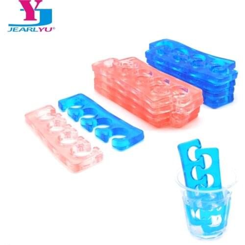 2/6/10 Pcs Soft Silicone Toe Separator Flexible Washable Finger Toe Separating Finger Spacer Manicure Straighteners Beauty Tools