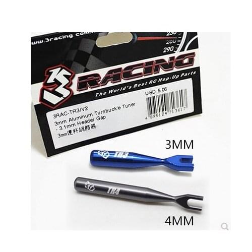 4mm Aluminium Turnbuckle Turner Wrench 4.1mm Header Gap For Rc Car