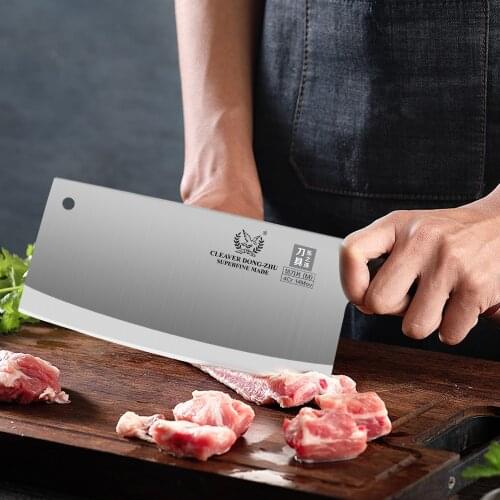 8inch Kitchen Knife Stainless Steel Meat Chopping Cleaver Slicing Vegetables Chinese Chef Knife