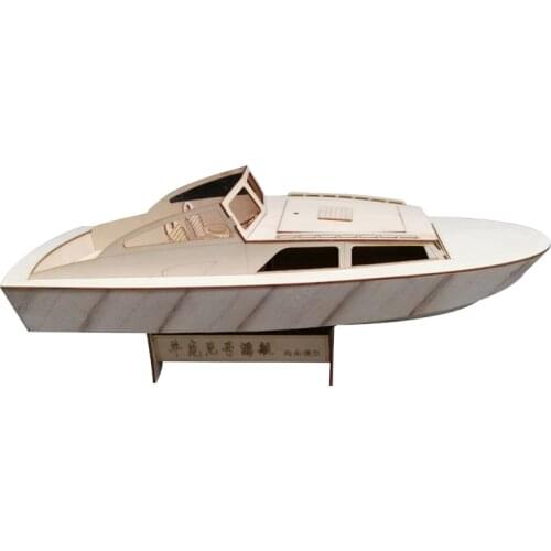 DIY wooden model Pinckney V TYPE yacht 505 mm RC Wood Model ship Kit