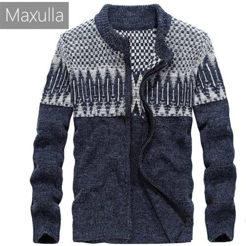 Maxulla Spring Sweater jacket men long sleeve wool Sweater windbreaker outdoor wear jacket men wind coats male wear Mla041