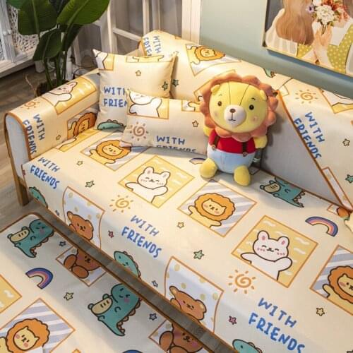 Summer Cool Pad Sofa Cover Breathable Non-slip Dust Sleep Cool Pad Sofa Cover Home Decoration