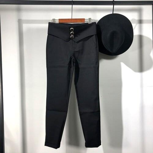 Owen Seak Men Casual Pants High Street Wear Dark Ankle Length Pants Men Japanese Sweatpants Spring Harem Black Pants