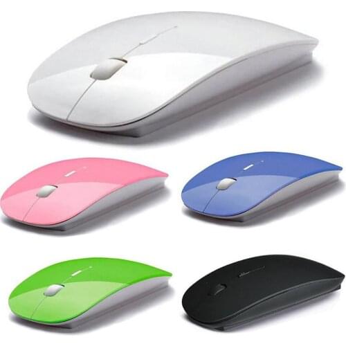Kebidumei hot Bluetooth 5.0 + 2.4Ghz Mouse 2 In 1 Wireless Dual Mode 1600 DPI Ultra-thin Ergonomic Portable Optical Mice For PC