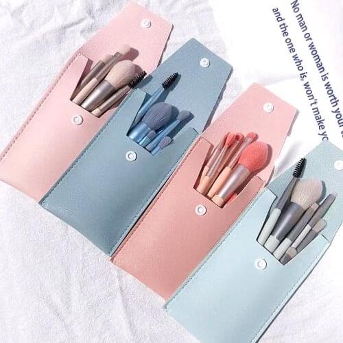 8pcs/set Makeup Brushes Set Face Powder Foundation Eyes Eyeshadow Eyebrow Eyelash Brush Cosemtics Blending Beauty Make Up Tools