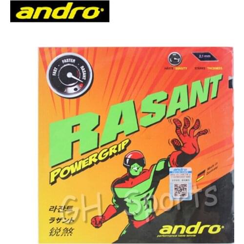 Andro RASANT PG POWERGRIP Pimples In Table Tennis Rubber Pips-In Ping Pong Sponge Tenis De Mesa