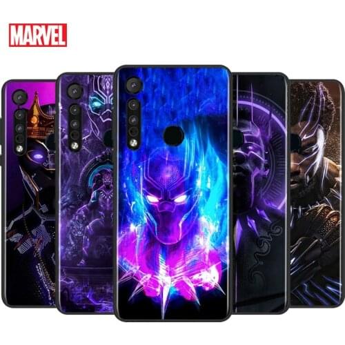 Marvel Cool Man Panthers For Motorola G9 G8 G Stylus Power One Fusion Hyper Edge E7 E6 5G Plus Play Lite Black Phone Case
