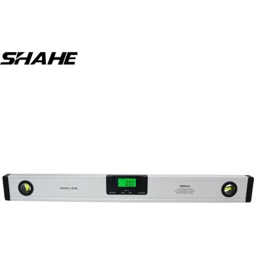 SHAHE Digital Inclinometerr Protractor Aluminum Alloy 360 degree with/without Laser Digital Spirit Level 600 mm Magnets inside