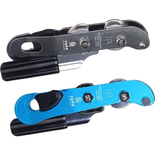 Rocky Climbing Gear Ascender and Rappelling Descender Belay Device for Tree Rope Clamp Climber for 9-12MM Rope