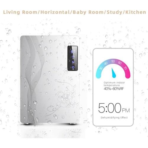 Smart Digital Display Household Dehumidifier Air Purification Drier With Handle Simplicity Reciprocating Compressor Dehumidifier