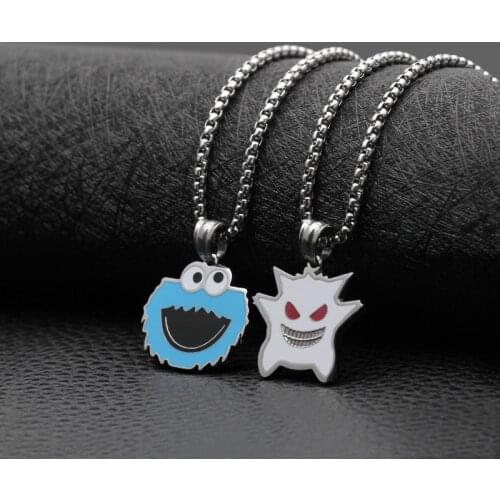 All-match fashion necklace student couple sweater chain men and women clavicle chain pendant hot sale