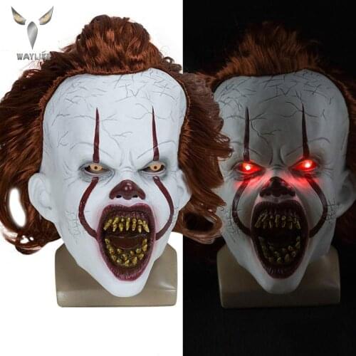 WAYLIKE Mask Halloween Realistic Latex Mask Masquerade Halloween Horror Mask Festival Decoration Props