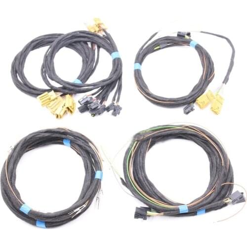 For Audi A4 B9 8W 32 Colors 16 lights Interior Door Dash Environment Ambient Light Cable Wiring Harness