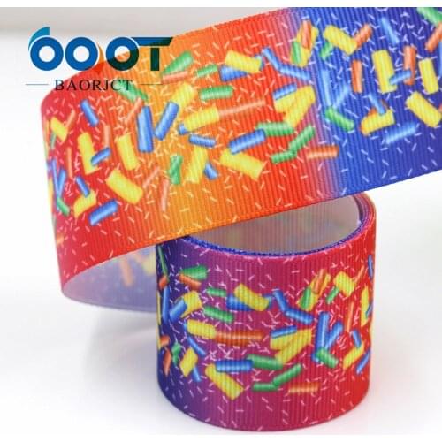 1-1/2'' (38mm) Christmas Printed Grosgrain Ribbon , 10 Yards for Gift Wrappping, Bouquet Wrapping, Decoration, Craft