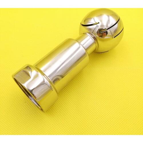 1/2", 3/4", 1", 1-1/2", 2" Female Thread Rotary Spray Ball Tank Cleaning Nozzle 360 Degree Stainleess Sanitary CIP Tank Cleaning