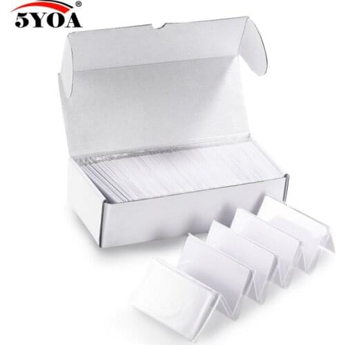 100pcs IC Access Control Card Sticker 13.56MHz ISO14443A S50 Sticker Universal Label RFID Time Attendance Card
