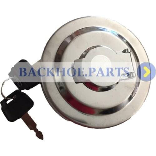 Locking Fuel Cap with 2 keys 2444R1047 For Kobelco SK100-3 SK120-3 SK200-6