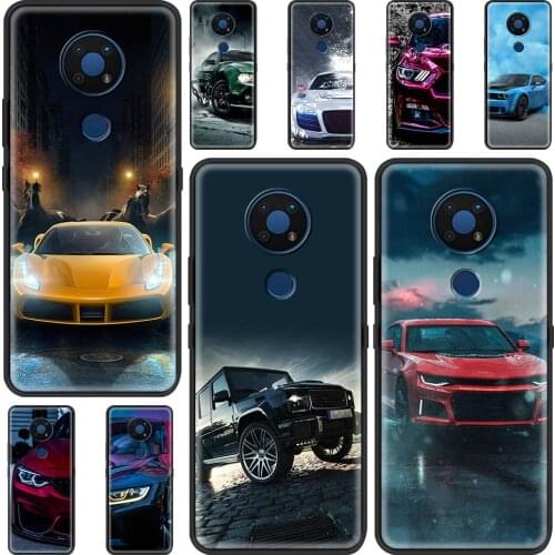 Soft Case Cover for Nokia 2.2 2.3 3.2 4.2 6.2 7.2 1.3 5.3 8.3 5G 2.4 3.4 C3 Silicone Luxury Phone Coque Cool Car