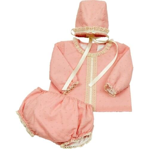 Set baby Azalea shirt cubre-diaper and Rosebud (only 6 months)-handmade-excellent