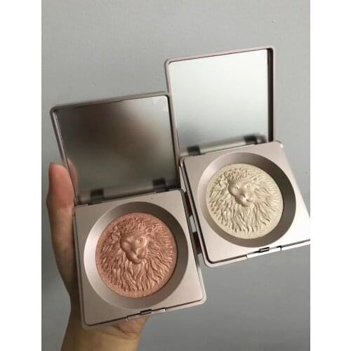 Lion relief fairy light trimming disk integrally brighten Diamond Bronzer High-gloss Contouring Makeup Highlighter Face Sculptor