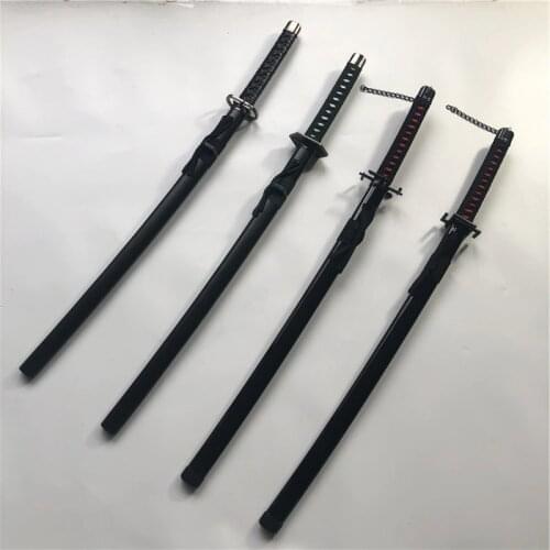 1:1 cosplay Bleach Aizen Sousuke Ichimaru Gin Kurosaki ichigo sword none moon Sword Role cosplay Bleach Wood Sword Weapon 100cm